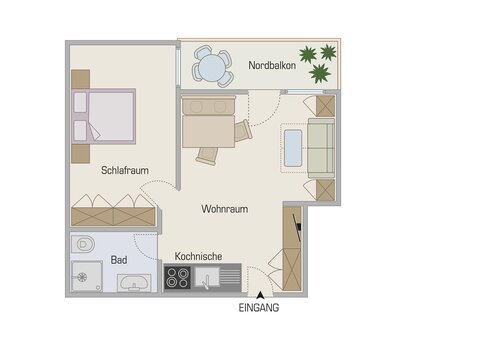 plan of the room Hirzer