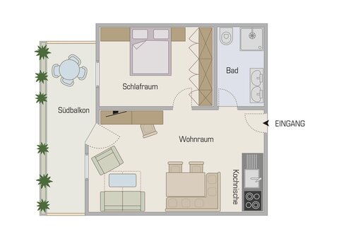 plan of the room Hirzer