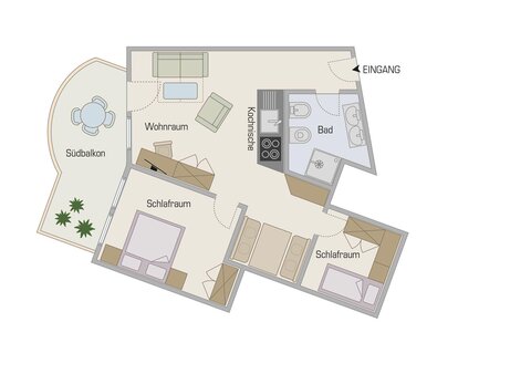 plan of the room Hirzer