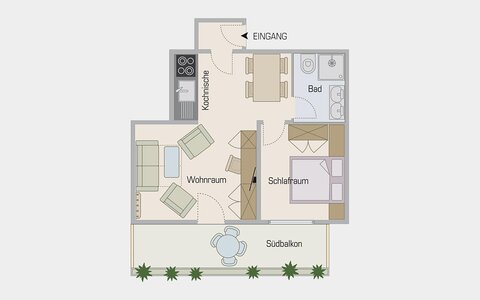 plan of the room Hirzer