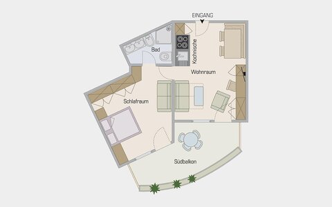 plan of the room Hirzer