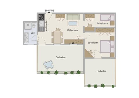 plan of the room Hirzer