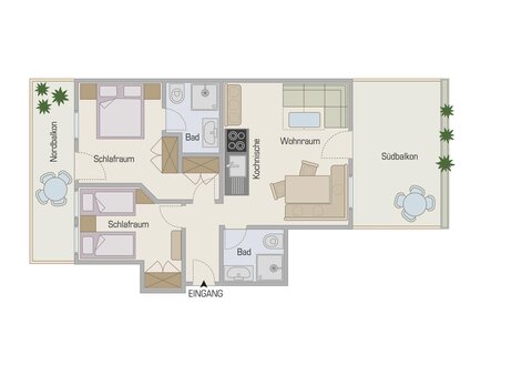 plan of the room Hirzer