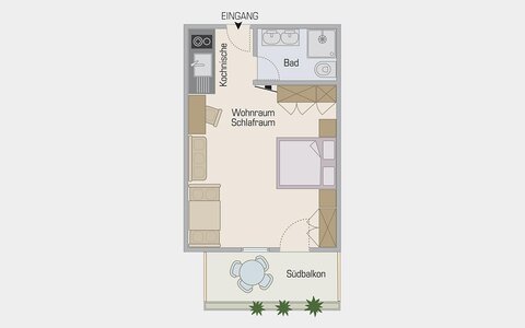 plan of the room Hirzer