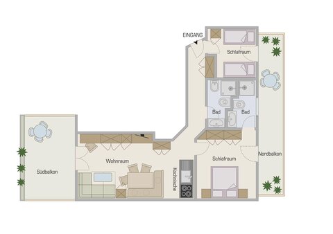 plan of the room Hirzer