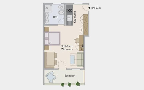 plan of the room Hirzer