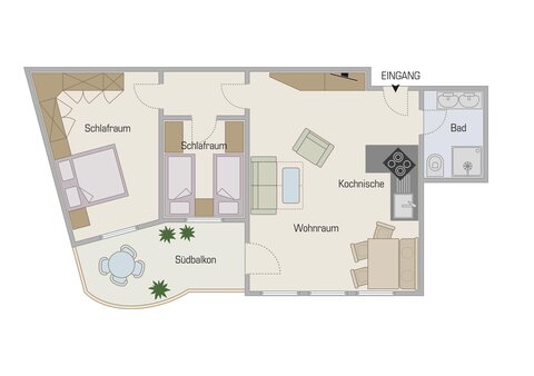 plan of the room Hirzer