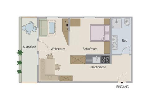 plan of the room Hirzer